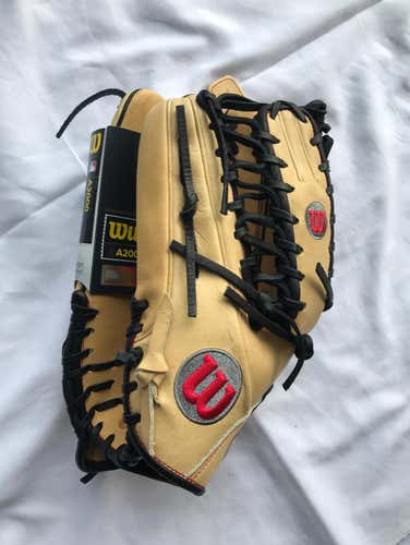 Brand New Wilson A2000 OT6 Outfielders Baseball Glove - Blonde, Black, Red - 12.75"- SX5