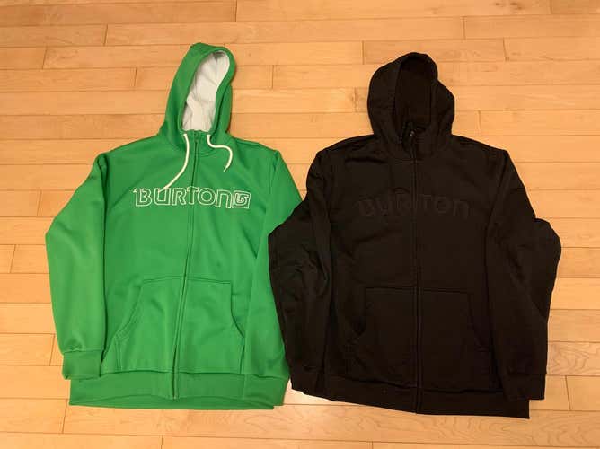 2 Burton DryRide Hoodies