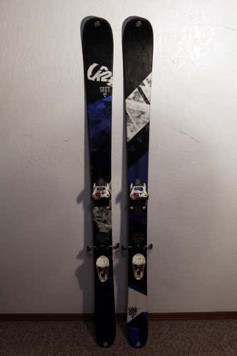 K2 Sect Twin Tip Park Rocker Kids Jr. Skis 149 cm. Marker Bindings junior TUNED!