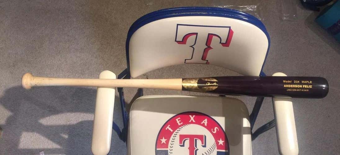 NEW ANDERSON FELIZ BALTIMORE ORIOLES GAME CHANDLER MAPLE BAT D24 34" 31oz *No Trades*