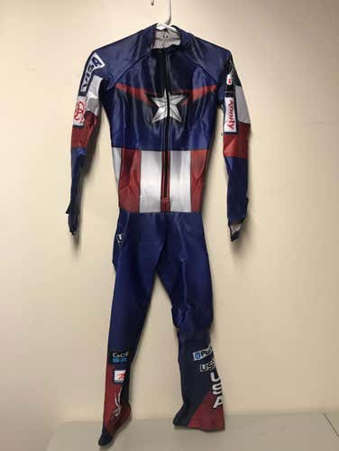 Captain America Ski Racing Suit- Size L SK3