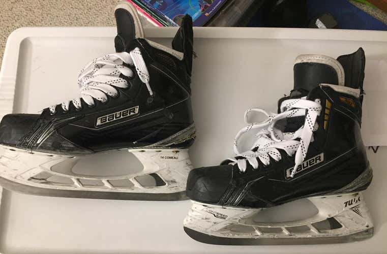 Pro Stock Bauer Supreme MX3 Skates Senior Size 8.5 D used