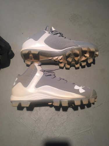 Under Armour cleats like new.