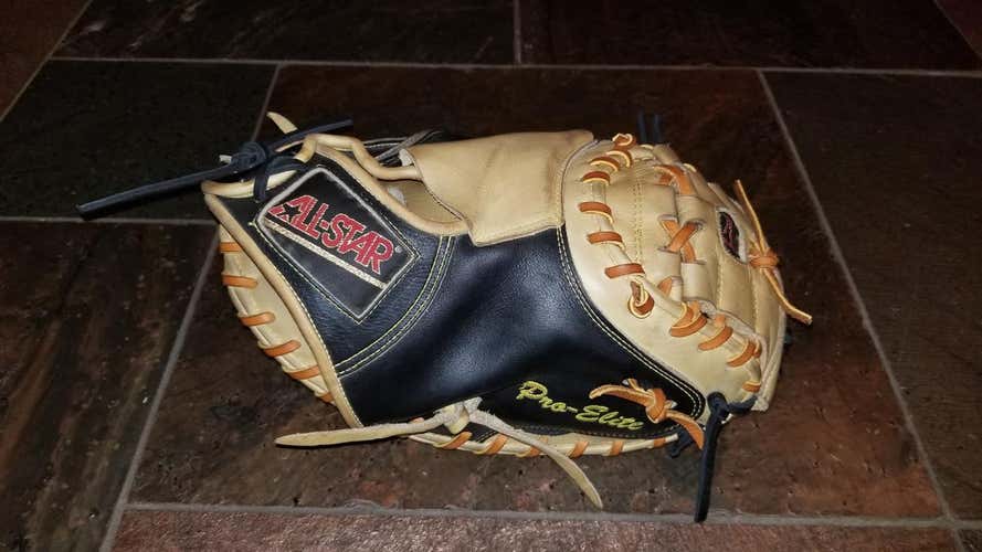 All Star Pro Elite CM3000 SBT 33.5 Catchers mitt - Relaced and Conditioned - FSOT