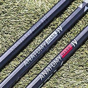 Redline Anatomy Mark IV Lacrosse Shaft  (White, Red, and Black)