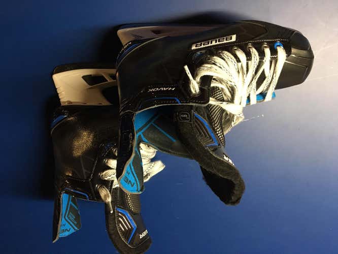 New Bauer Nexus Havok Skates Senior Size 9 (SMU-7000 w/ upgrades)