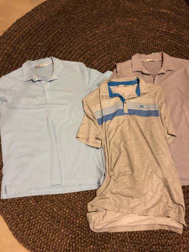 3 Travis Mathew Performance Golf Shirts