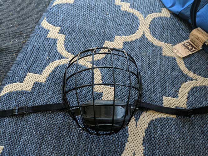 Black CCM Cage Senior Small