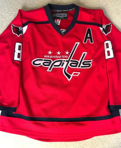 Washington Capitals Alex Ovechkin Reebok Home Jersey