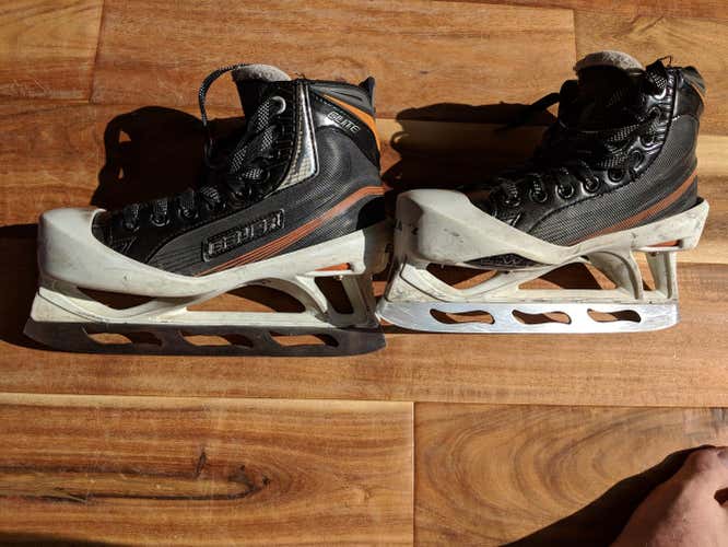 Bauer Goalie Skates Junior Size 4 with Step Steel Extreme