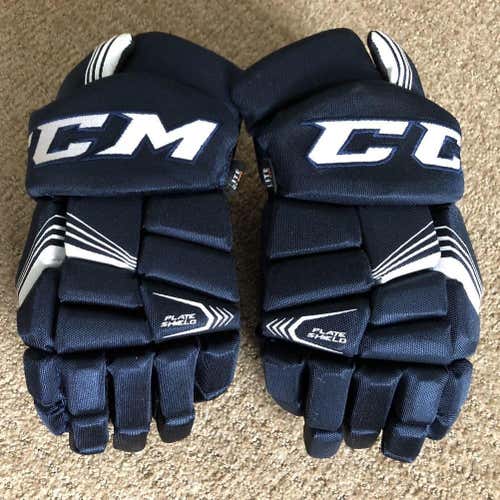 CCM TACKS 7092 Hockey Gloves Senior, Navy, 13”