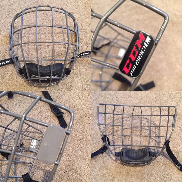 CCM FM 680 CAGES GUNMETAL GREY (LIKE NEW)