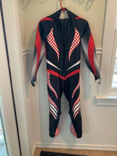 Ski Race Suit Pads Removed