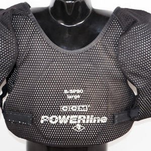 CCM B-SP90 JR LARGE CHEST SHOULDER PADS - ICE ROLLER HOCKEY JUNIOR PLAYERS USED