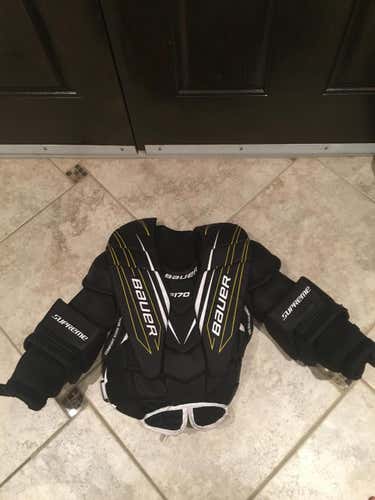 Bauer Supreme S170 Goalie Chest and Arm Protector Goalie Chest Protector Junior