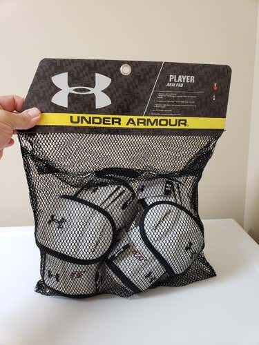 Under Armour Lacrosse arm pads Player Size Medium M NIB - Black - Never Worn