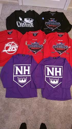jacobgunny83 Hockey Practice Jerseys (7) + Practice Socks (9 pair)