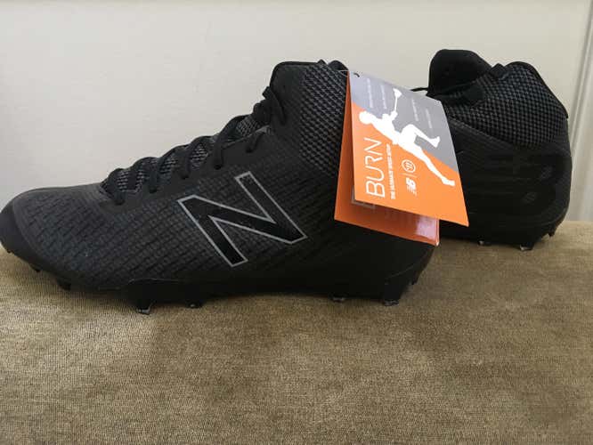 Never Used New Balance Burn X Mid-Cut Men’s Cleats