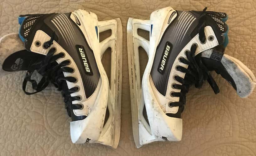Bauer Reactor 4000 Goalie Skates Senior Size 7.5