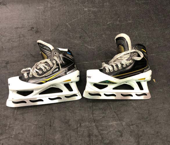 Bauer Totalone NXG Goalie Skates Size 7.5 With Step Steel and Original Steel