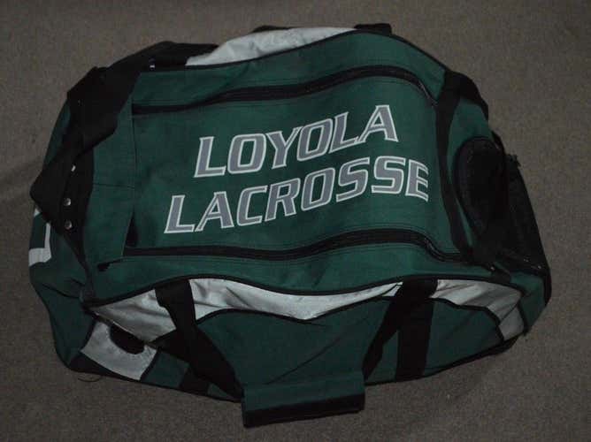 Loyola Greyhounds Lacrosse Game Used Equipment Gear Bag STX #17