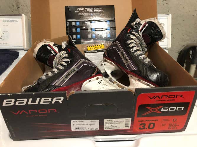 Bauer Vapor X600 Size 3.0 Youth/Junior