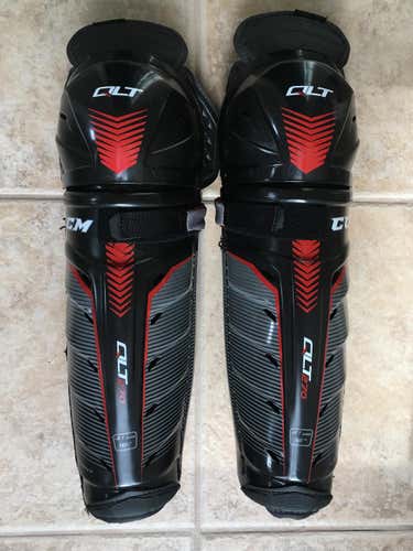 CCM QLT270 Shin Pads 16”