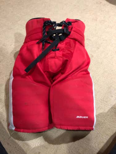 Red Pro Stock Hockey Pants