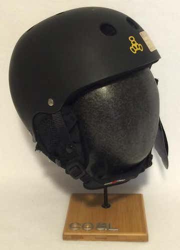 NEW/OTHER TRIPLE EIGHT OLD SCHOOL SNOW HELMET (BLACK) SIZE: SMALL 20.6-21.3"/52-54CM