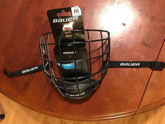 Medium Bauer Black And White (Oreo) Profile ii Cage