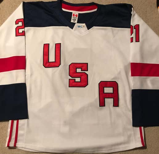 2016 WCH Team USA Derek Stepan Jersey