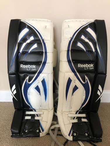 Reebok Larceny L7 Goalie Leg Pads Senior