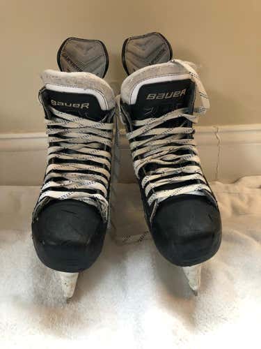 Bauer Supreme 190 Skates Senior Size 7.5 (Shoe Size 9.0) w. 2 Extra Sets of LS3 Blades (3 set total)