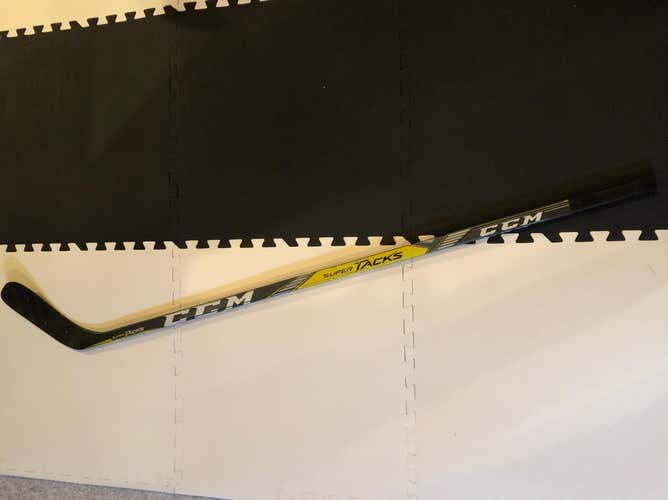 CCM Super Tacks Used Pro Stock Stick Good Condition P80 Or Kane Curve