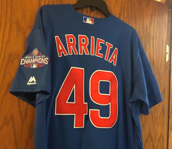 Cubs Championship Jersey #49 Arrieta