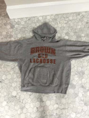 Retro Brown University Lacrosse 1994 Final Four Hoodie Medium