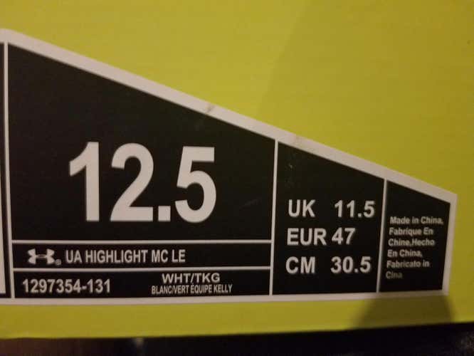 New Under Armour Highlight Cleats