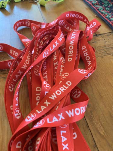 New Red Laxworld Lanyards lot of 12