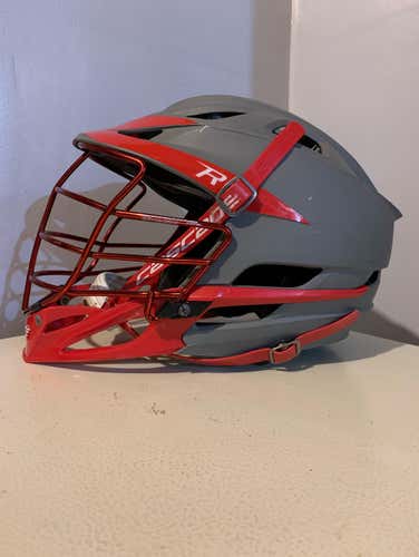 Used Gray And Red Cascade R Helmet