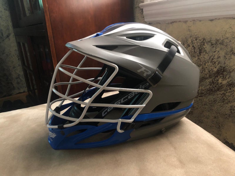 Cascade R Helmet Grey White and Blue