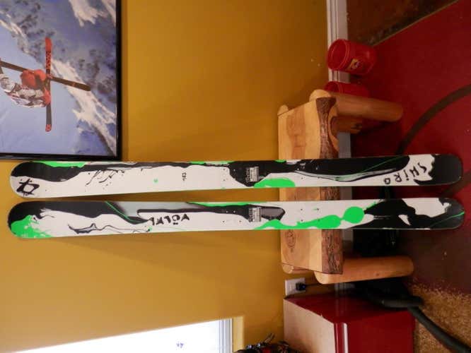 POWDER SKIS VOLKL SHIRO 183 CM ROCK SKIS HAVE REPARS