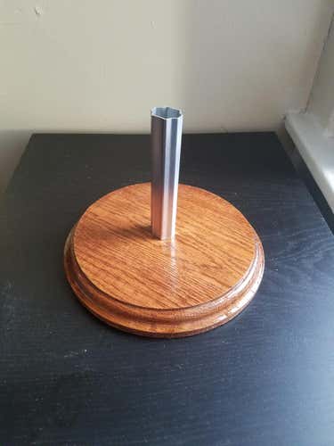 Handmade Oak Lacrosse Head Holder/Presentation Stand