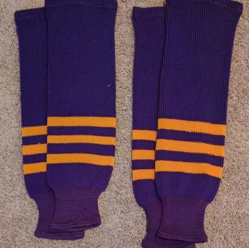 LA Kings Purple hockey socks