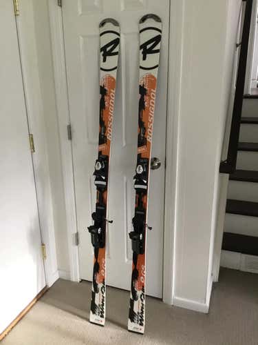 2014 Rossignol Radical World Cup GS Skis, 174cm, 18m radius with Axial 120 bindings on IBox plate