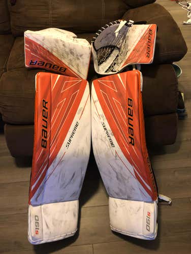 Orange/White Bauer S190