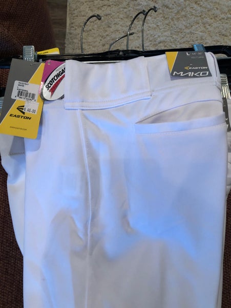 Easton White Baseball Pants