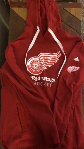 Adidas Hockey Red Wing's Womens Medium Hoodie