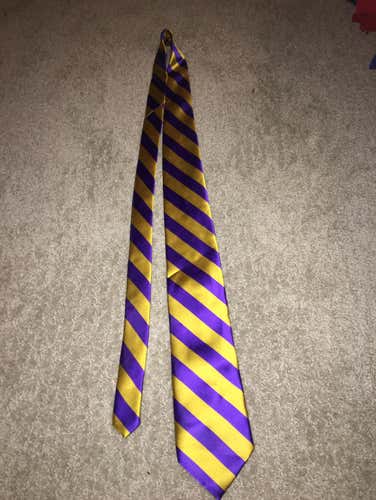 Purple And Gold Tie