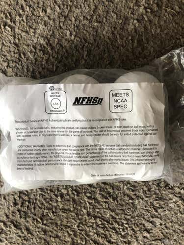 New STX NOCSAE approved lacrosse balls