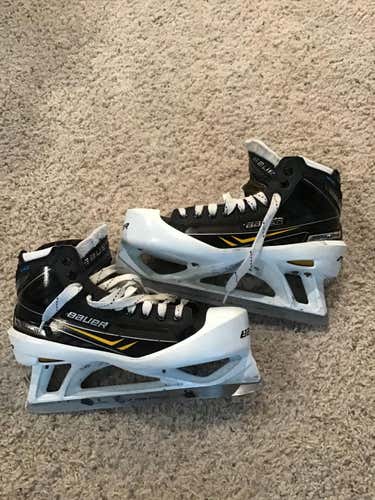 Bauer Total One NXG Goalie Skates Senior Pro Stock Size 9.5 NHL Penguins. TRADES TOO